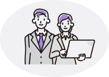 社労士が顧問先ごとの有給休暇管理をするイラスト